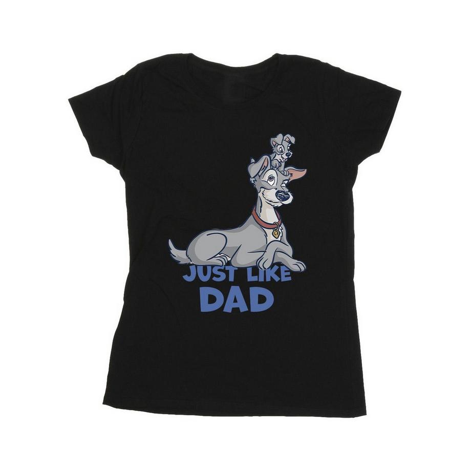 Disney Lady And The Tramp Just Like Dad T-Shirt  