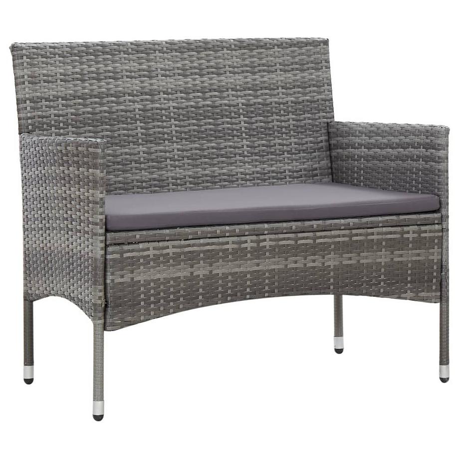 VidaXL Garten-sofagarnitur poly-rattan  