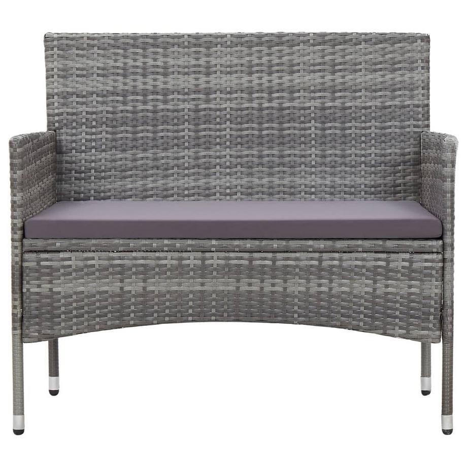 VidaXL Garten-sofagarnitur poly-rattan  