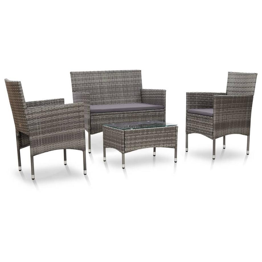 Garten-sofagarnitur poly-rattan