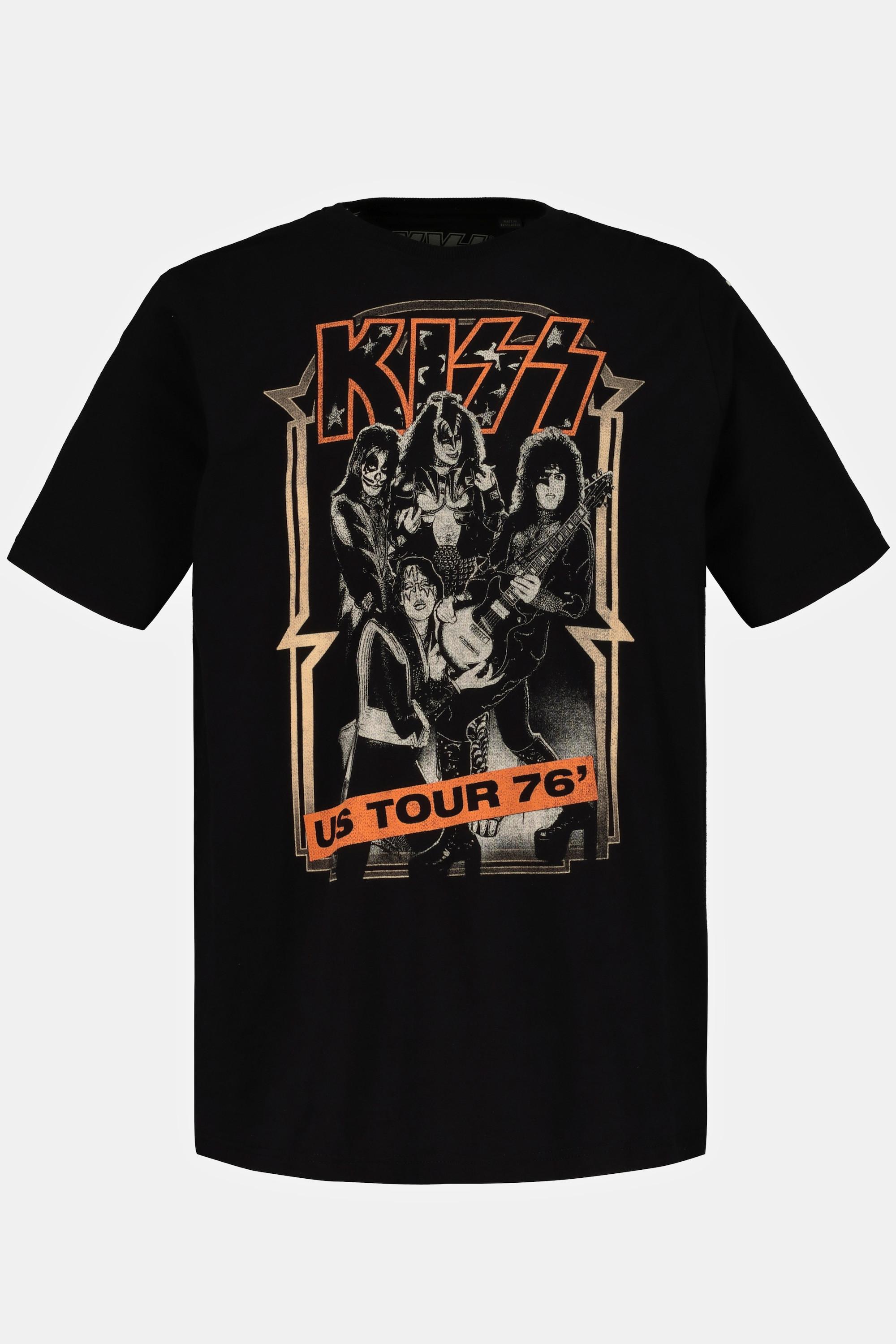 JP1880  T-shirt, T-shirt de groupe, KISS, manches mi-hauteur 