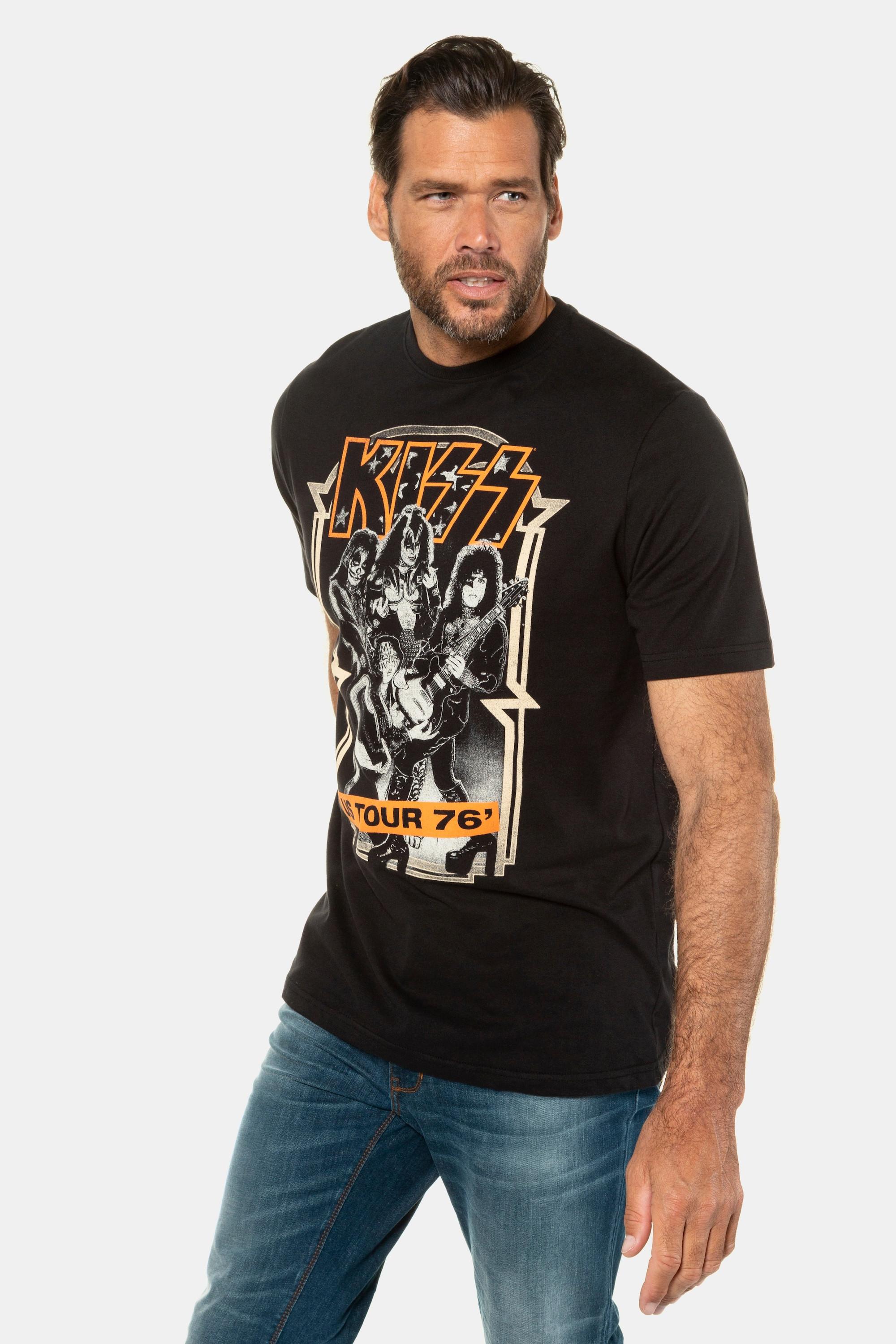 JP1880  T-shirt, T-shirt de groupe, KISS, manches mi-hauteur 