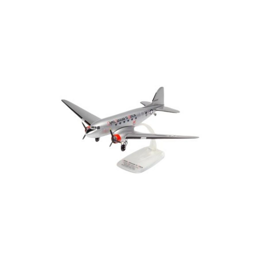Herpa Snap-Fit Flugzeugmodell U.S. Army Air Forces Douglas C-47A Skytrain - 86th Fighter Wing - 525th Fighter Squadron - Neubiberg AB „Camel...