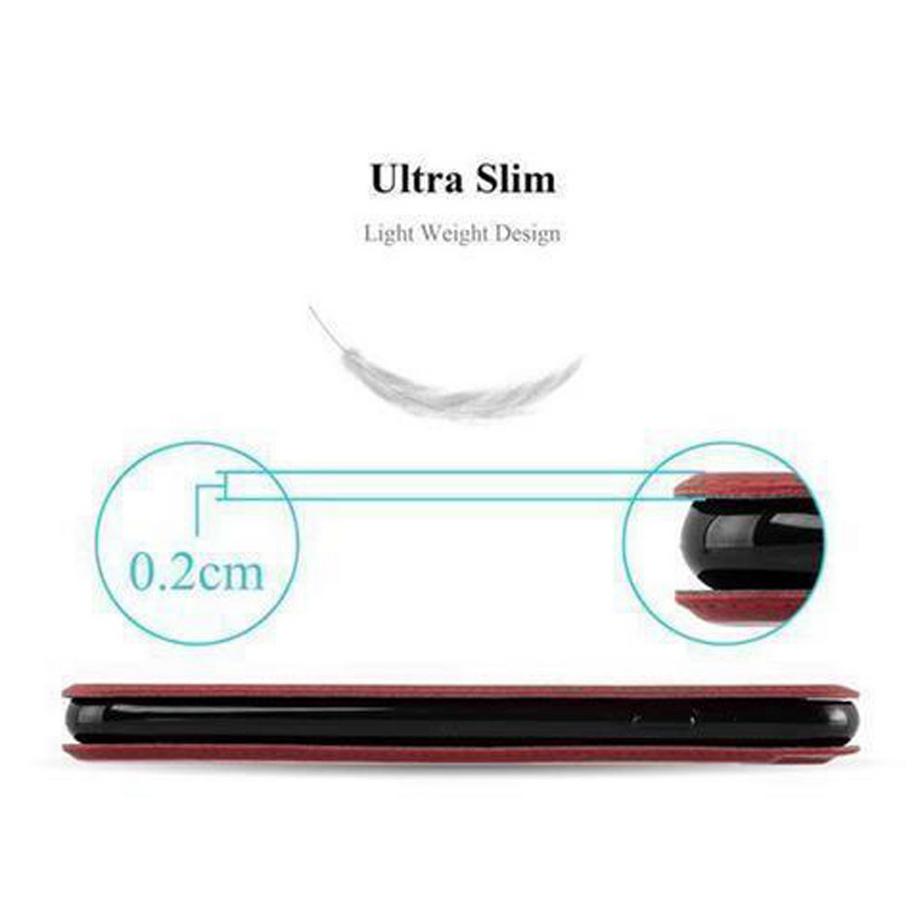 Cadorabo  Housse compatible avec Samsung Galaxy S5 MINI / S5 MINI DUOS - Coque de protection avec fermeture magnétique, fonction de support et 2 fenêtres de visualisation 