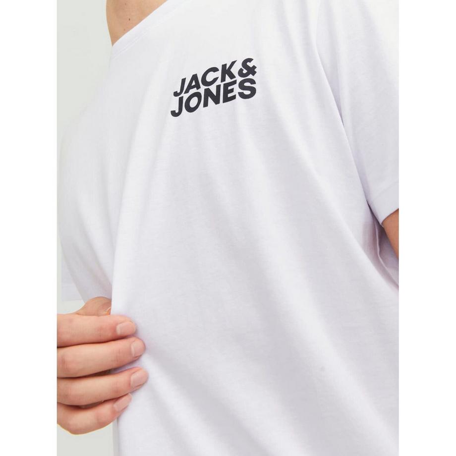 JACK & JONES T-Shirt con Stampa Logo Slim Fit  
