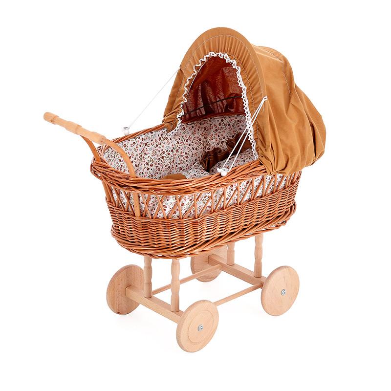 Image of Puppenwagen Nostalgie, Caramel Rosa