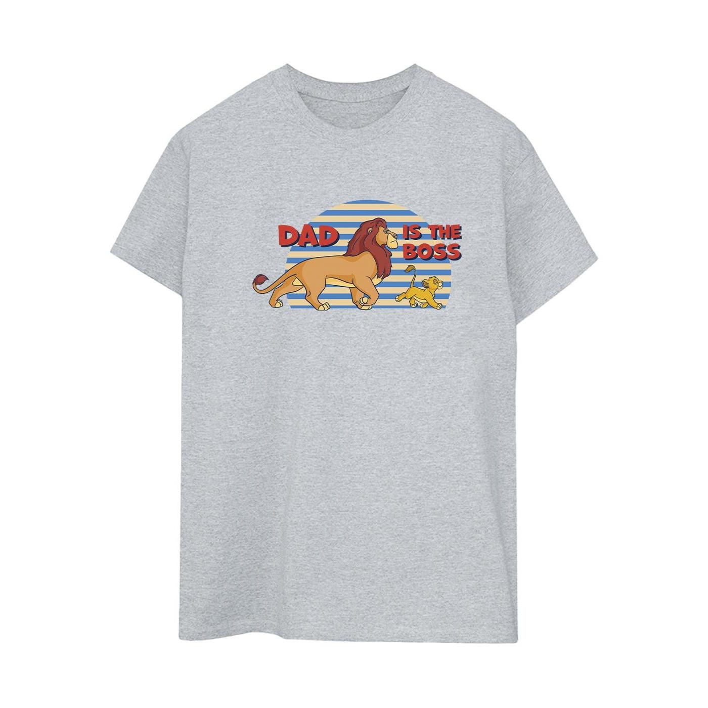 Image of The Lion King Dad Boss Tshirt Damen Grau S