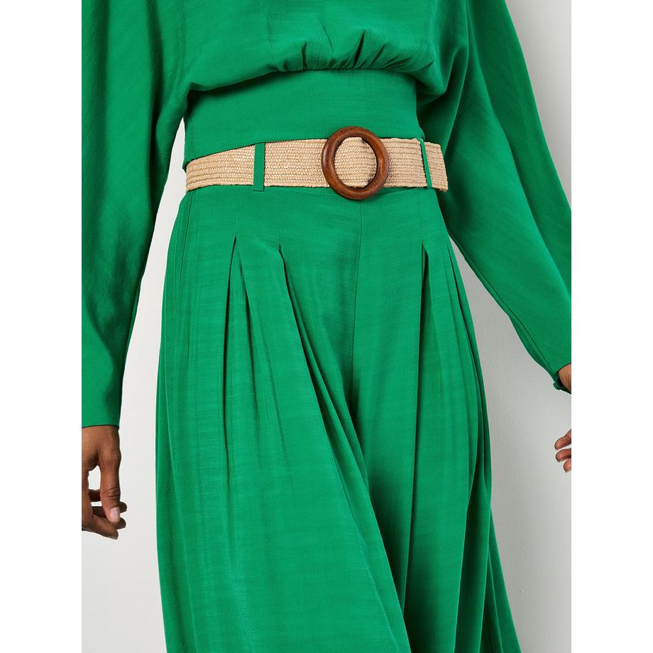 APRICOT Palazzo-Hose mit Faltengürtel  
