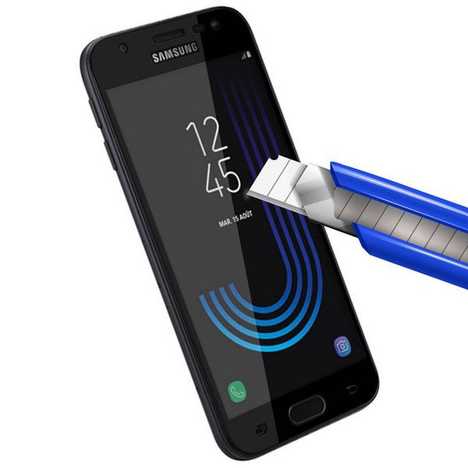 Avizar  Film en verre bord Noir Galaxy J3 2017 