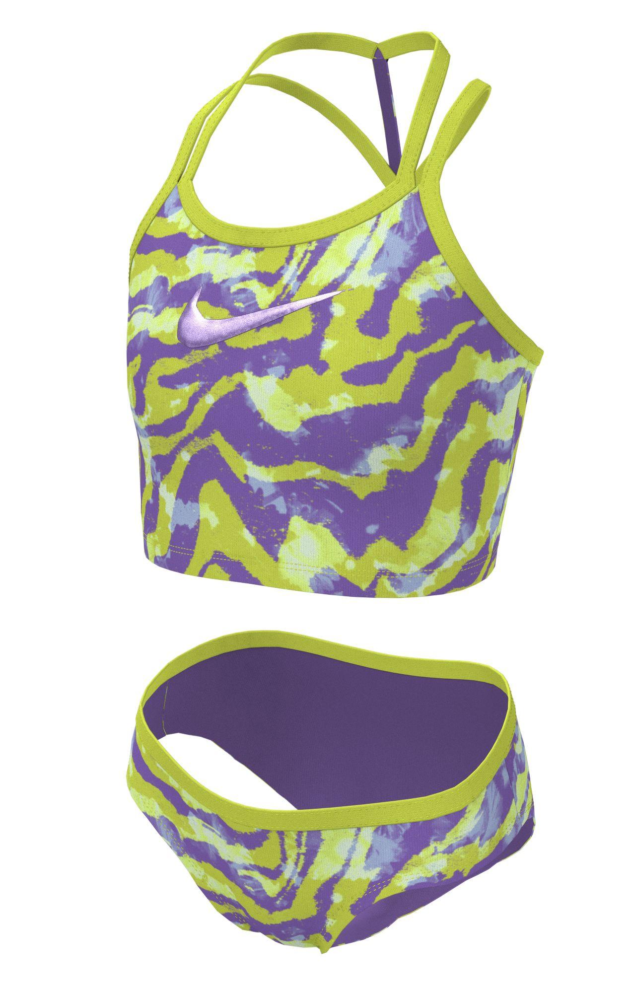 Image of Nike Watercolor T-crossback Midkini Mädchen Multicolor 158