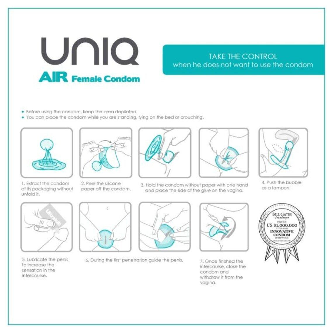 UNIQ  Preservativo femminile Airfemale 