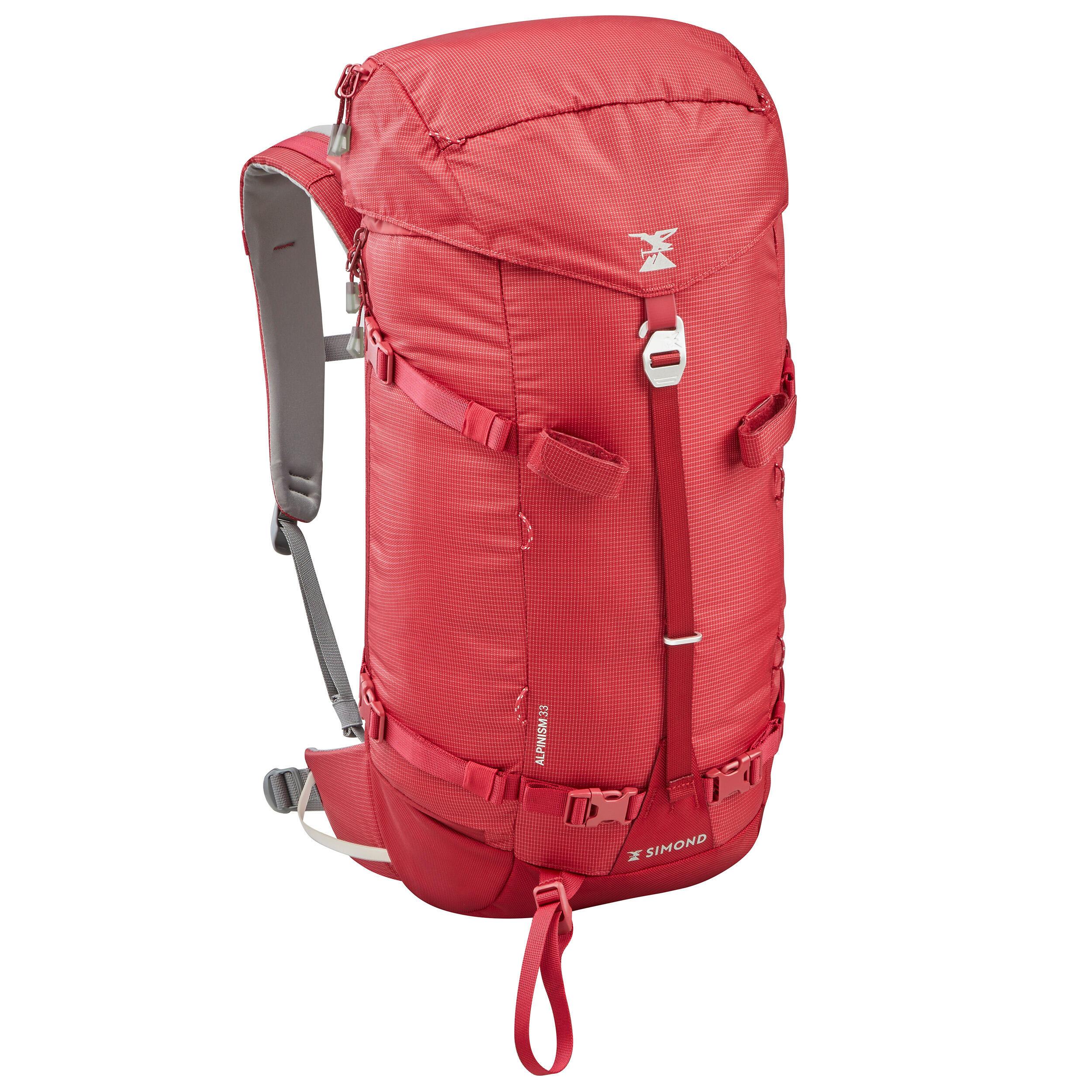 Image of Rucksack - Alpinism 33 Unisex Dunkelrot ONE SIZE