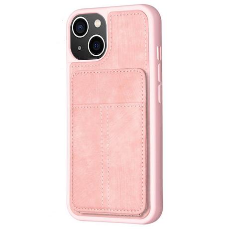 Cover-Discount  iPhone 15 - Kickstand Case mit Kartenfächer 