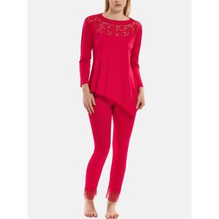 Lisca  Pyjama Hausanzug Hose Top Langarm Flamenco 