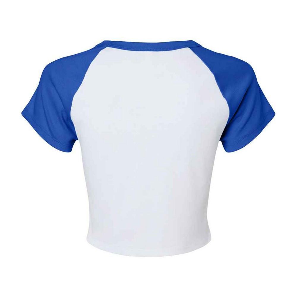 Bella + Canvas Top corto maniche raglan  