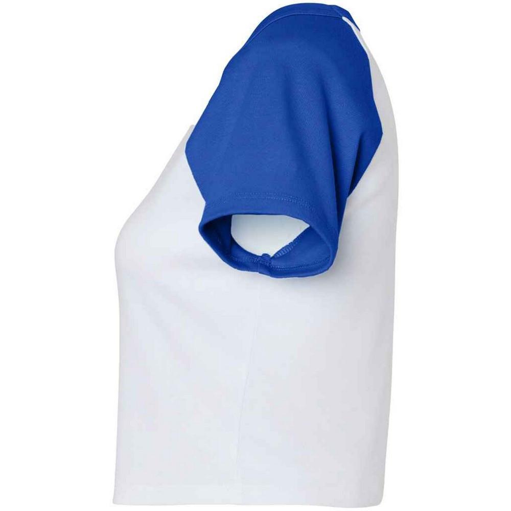 Bella + Canvas Top corto maniche raglan  