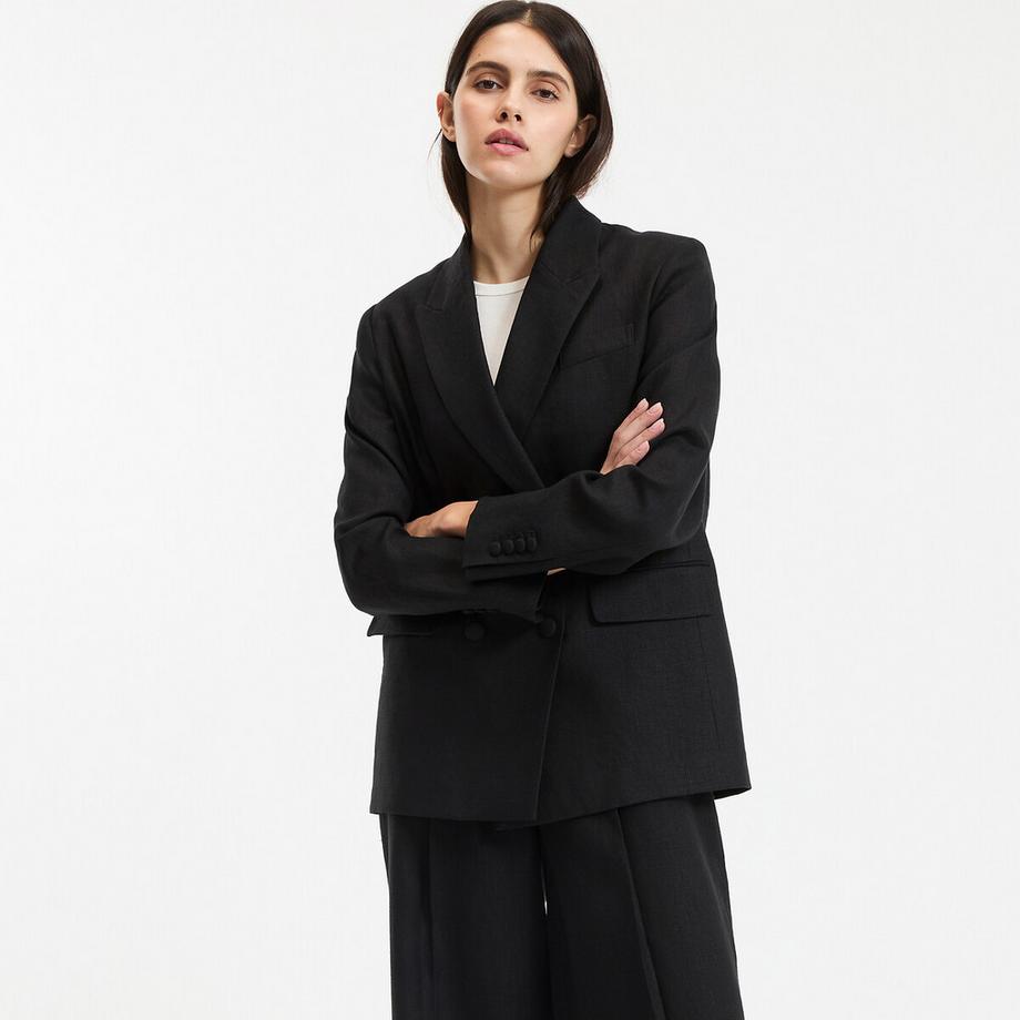 Locker geschnittener zweireihiger Blazer