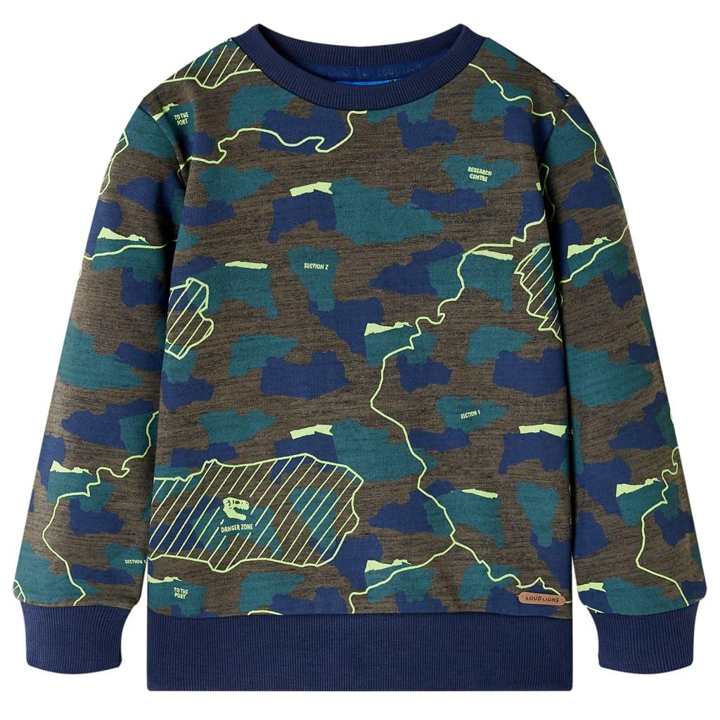 Image of Kinder Sweatshirt Baumwolle Jungen Multicolor 92