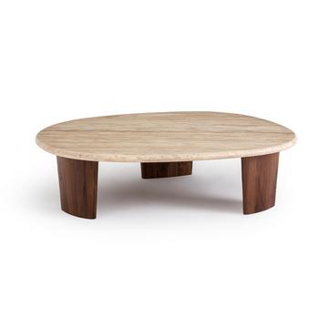 Table basse travertin