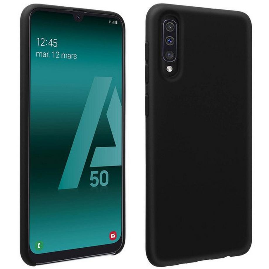Avizar  Soft Touch Hülle Galaxy A50 Schwarz 
