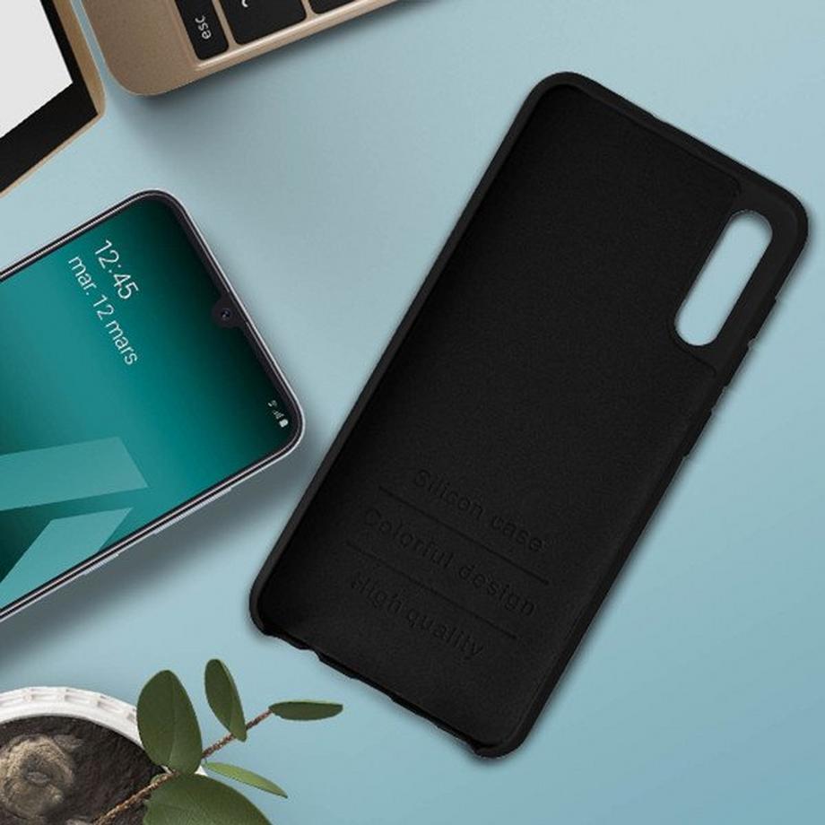 Avizar  Soft Touch Hülle Galaxy A50 Schwarz 