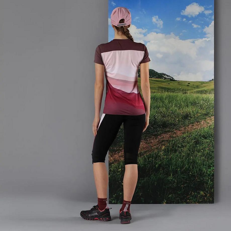 CMP Color Block Kurzarm T-Shirt  