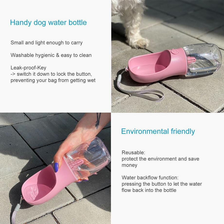 Intirilife  Gourde portable pour chiens 