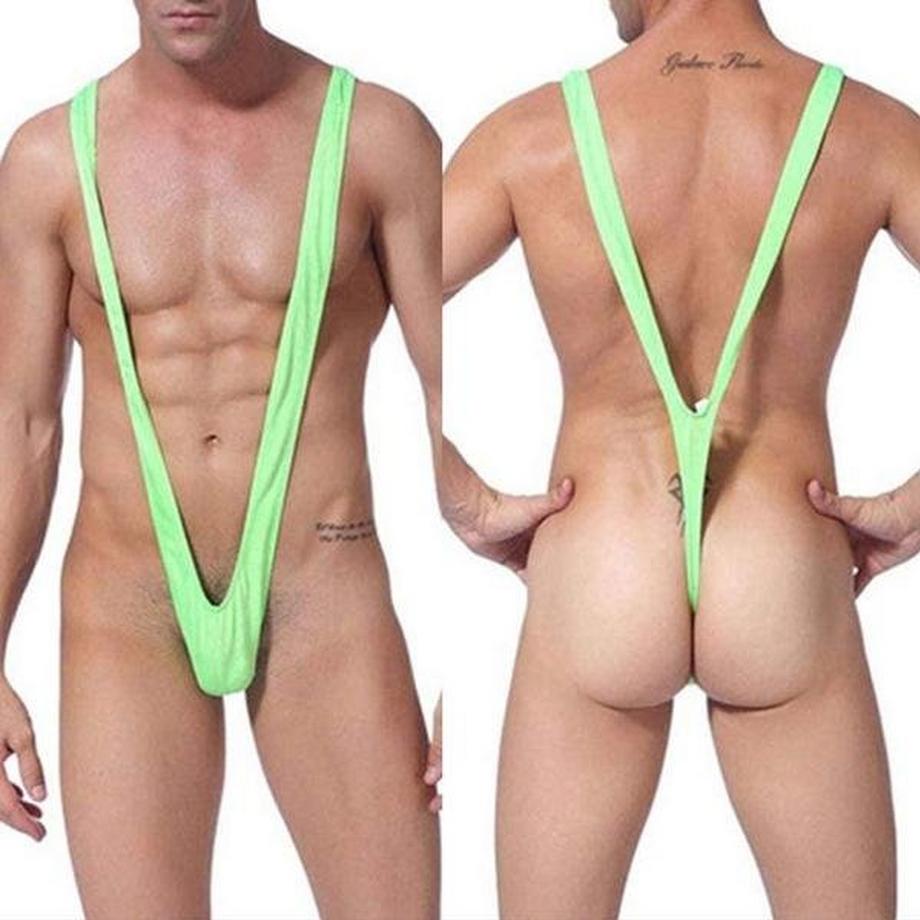 B2X Grüner Y-förmiger Mankini  