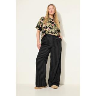 Studio Untold  Pantalon à fines rayures, coupe Wide Legs, taille haute 