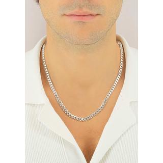 MUAU Schmuck  Collier Panzer Silber 925, 6mm, 50cm 