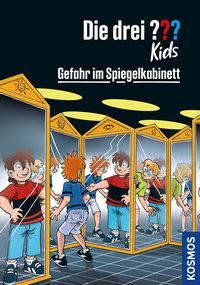 Die drei ??? Kids, 91, Gefahr im Spiegelkabinett Pfeiffer, Boris; Schmidt, Kim (Illustrationen) Copertina rigida 