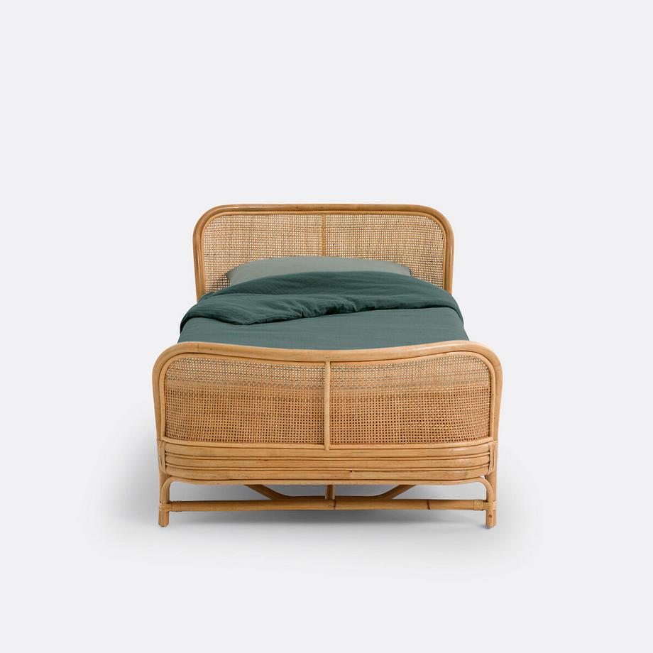 La Redoute Intérieurs Lit et sommier en rotin  