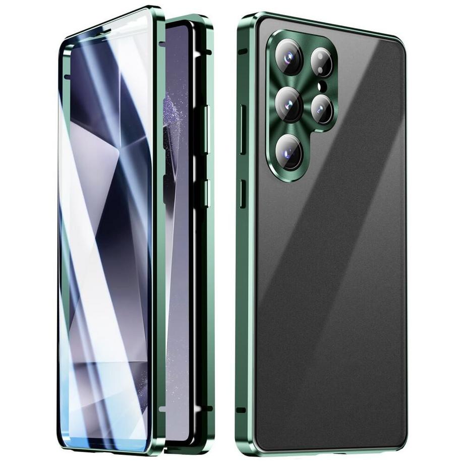 Cover-Discount  Galaxy S25 Ultra - Magnetische 360° Premium Schutzhülle mit Panzerglas 