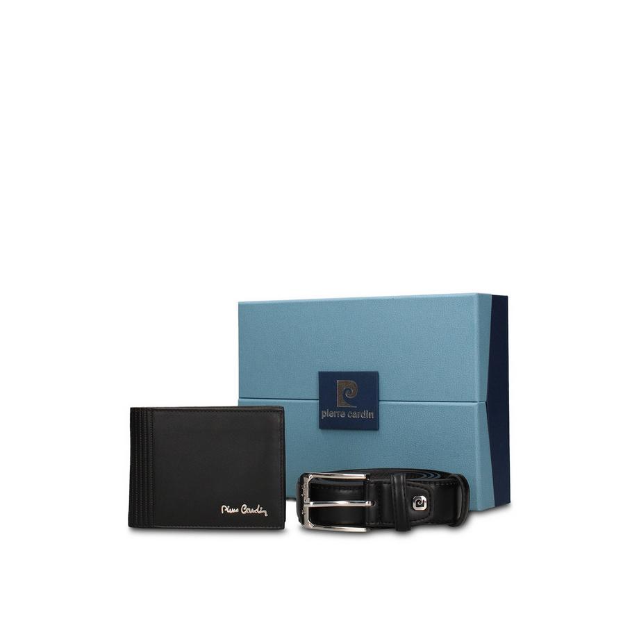 pierre cardin Geldbörsen- und Gürtel-Set  