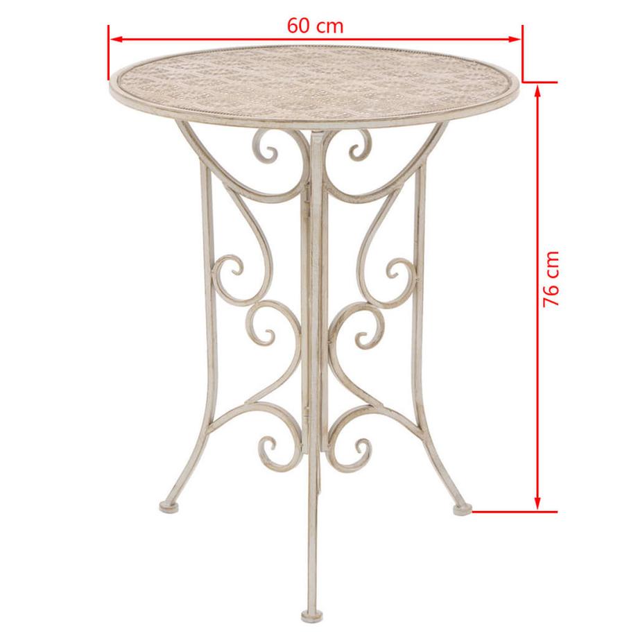 VidaXL Vintage Outdoor Bistro Set, Klapptisch und Stühle  