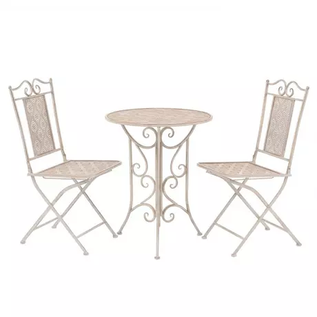 VidaXL Ensemble de bistro vintage d'extérieur, table et chaises