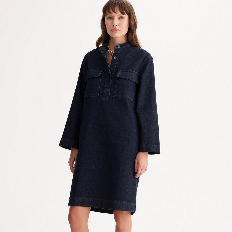 La Redoute Collections Abito in denim a maniche lunghe  