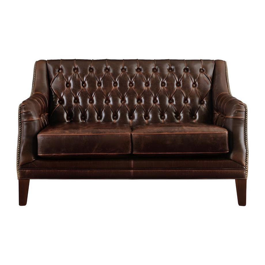 Vente-unique Couchgarnitur Leder 3+2 COLBERT  
