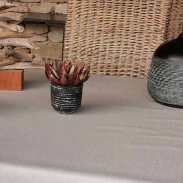 Tischdecke abwaschbar rund oder ovale Bambus