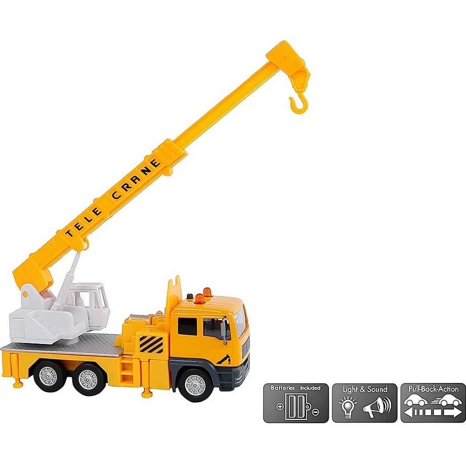 Kids Globe  Kranwagen mit Licht & Sound 