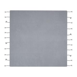 Beliani Nazilli Couverture Douillette en Coton Scandinave  