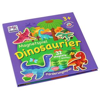 Activity-board  Magnetspiel Dinosaurier 32 Magnete - motorisches Kinderspielzeug mit großem Spielfeld für die Beschäftigung während der Fahrt - Magnetbuch 