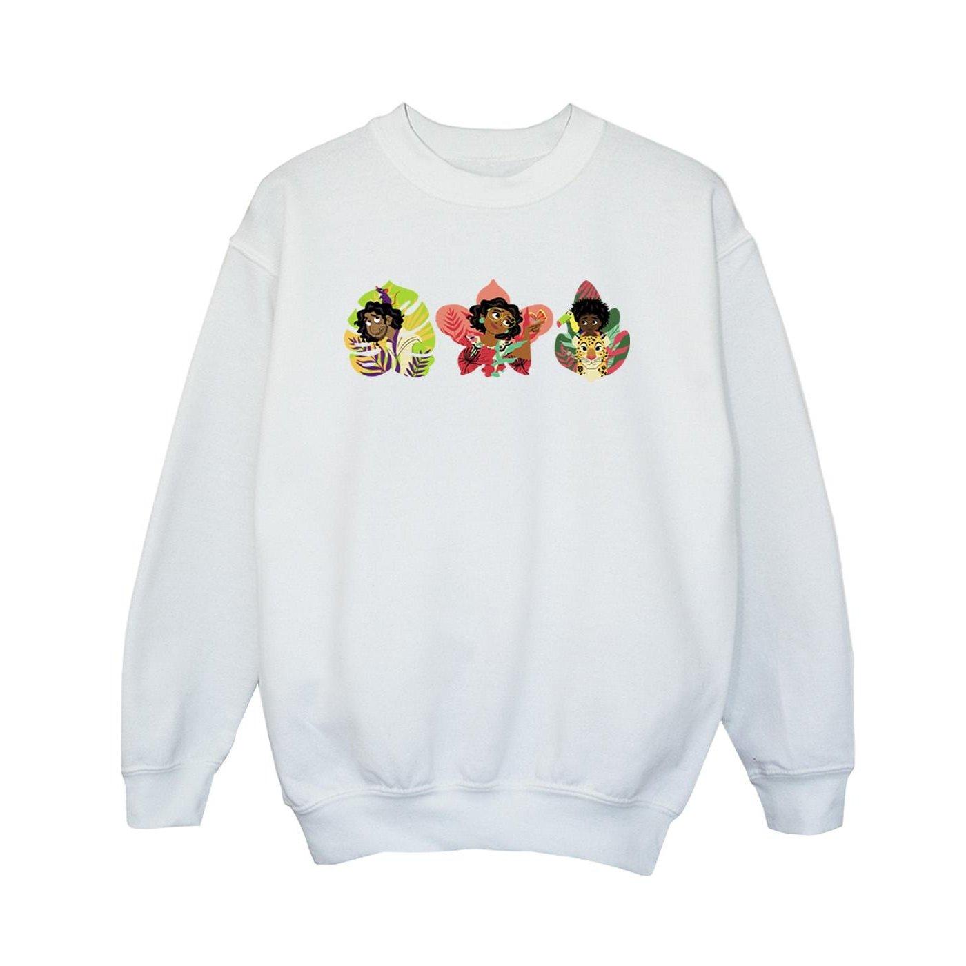 Image of Encanto Family Line Sweatshirt Unisex Weiss 128