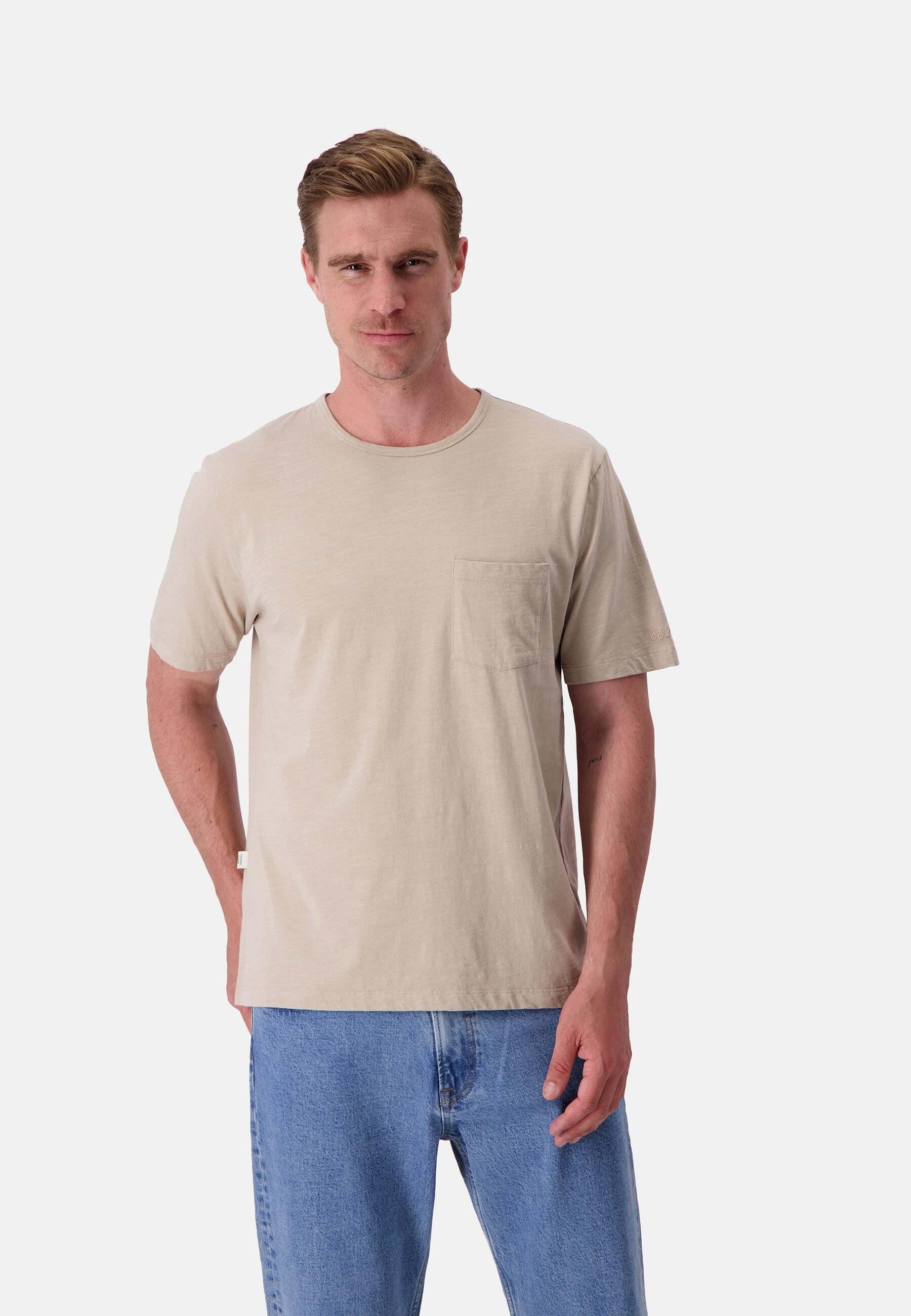 Image of T-shirts Slub Herren Beige M