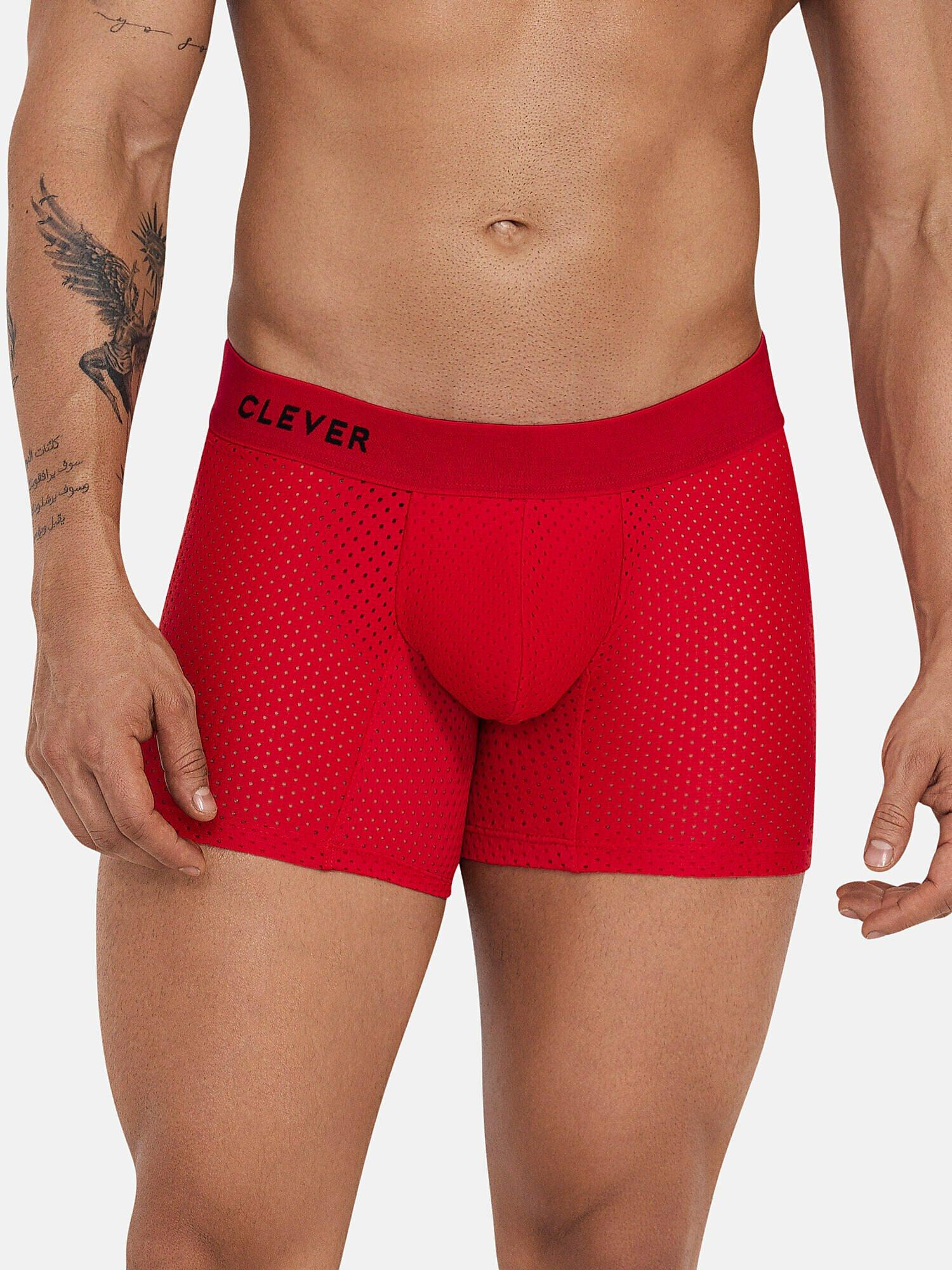 Image of Boxer Euphoria Herren Rot Bunt L