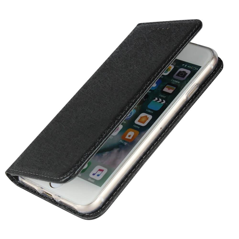 Cover-Discount  iPhone SE / 8 / 7 - Silk Texture Flip Case 