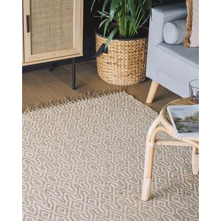 Beliani Tapis en Coton Boho POZANTI  