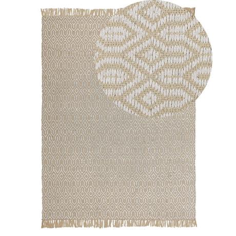 Beliani Tapis en Coton Boho POZANTI  