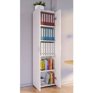 VCM Armoire de bureau Livres Classeurs Meuble de bureau Armoire Ulas 5 portes battantes  