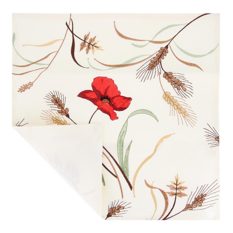 Avizar Lot 2 Housses de Coussin Fleur et Epi  